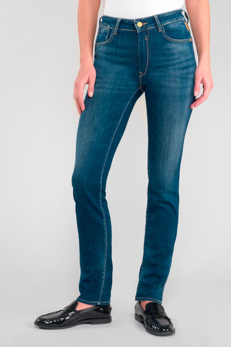 Jeans pulp regular Casal taille haute bleu N°2