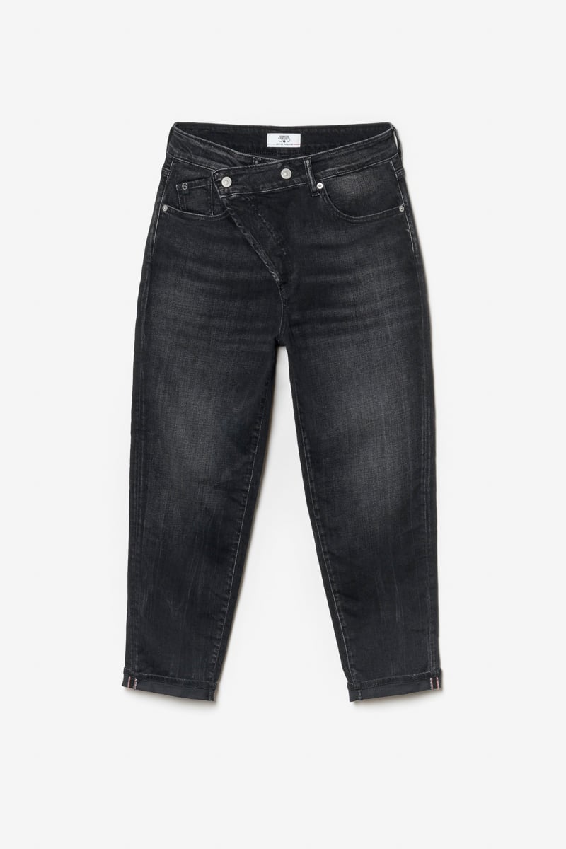 Jeans boyfit Cosy 7/8ème noir N°1