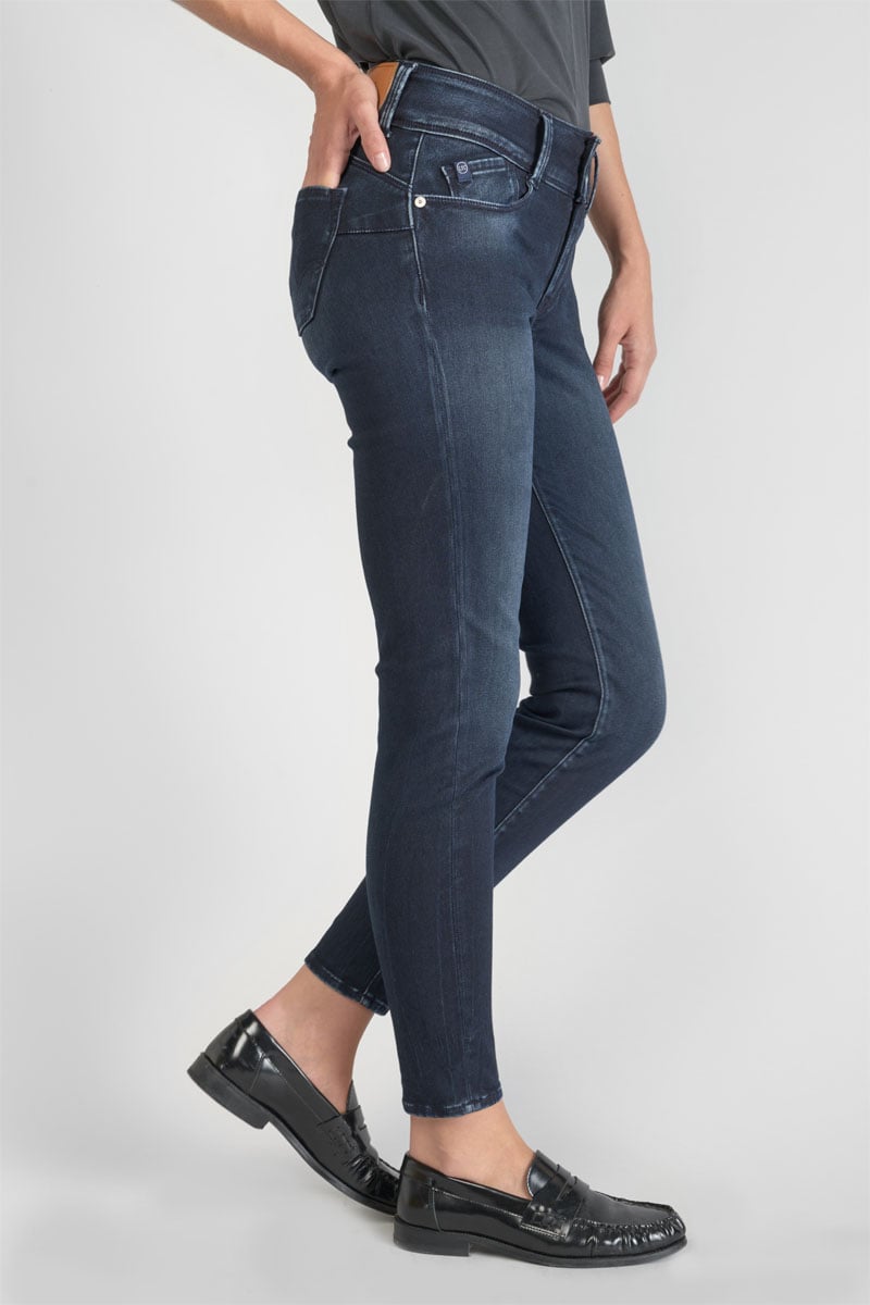 Jeans ultra pulp slim Gush taille haute 7/8ème bleu-noir N°1