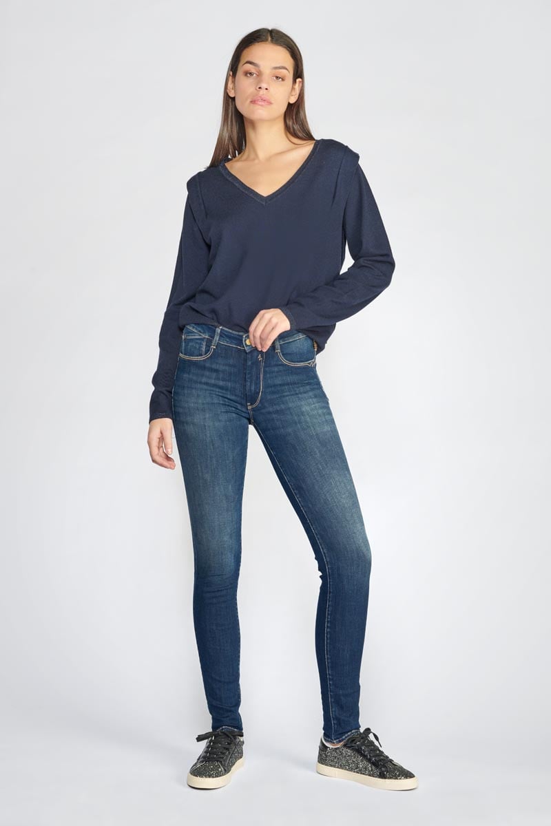 Jeans pulp slim Soma taille haute bleu N°2