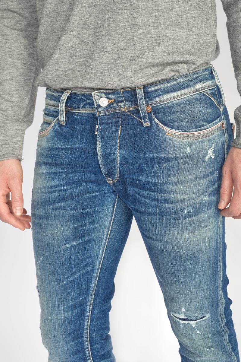 Jeans 700/11 adjusted Marvin destroy vintage bleu N°2
