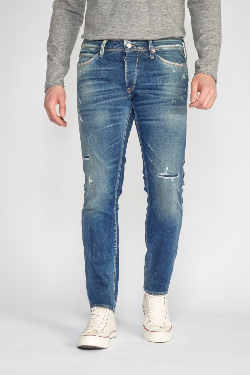 Jeans 700/11 adjusted Marvin destroy vintage bleu N°2