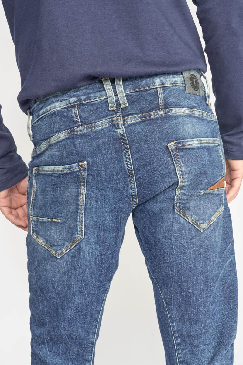 Jeans 900/03 tapered arqué destroy bleu N°2