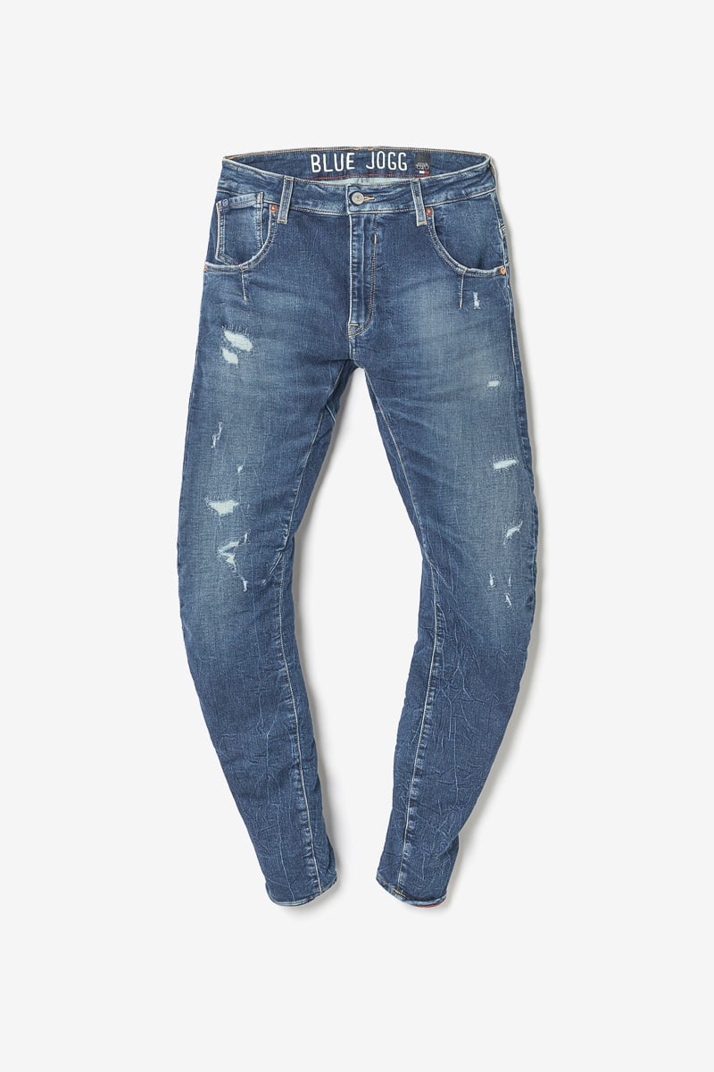 Jeans 900/03 tapered arqué destroy bleu N°2
