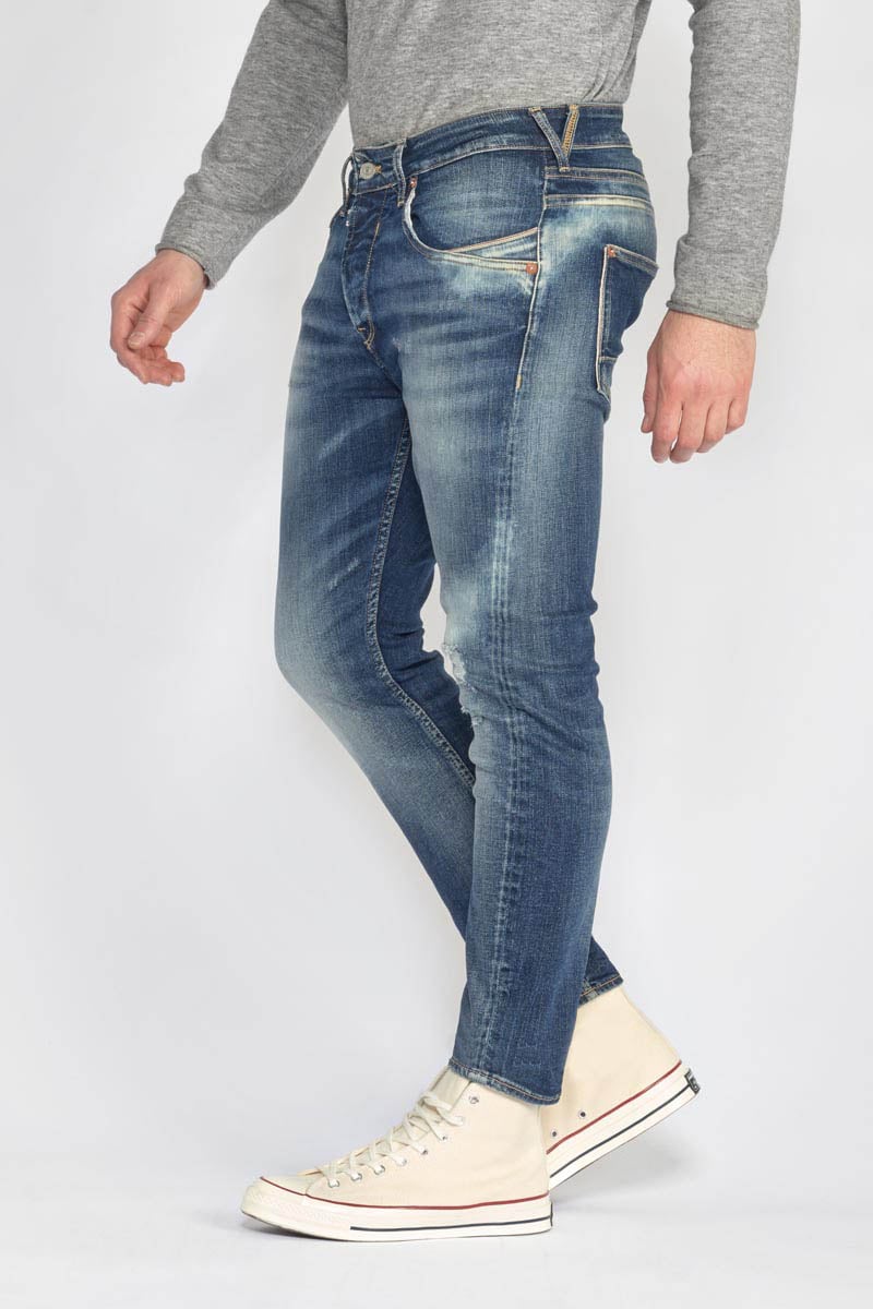 Jeans 900/16 tapered Blacksun destroy vintage bleu N°2