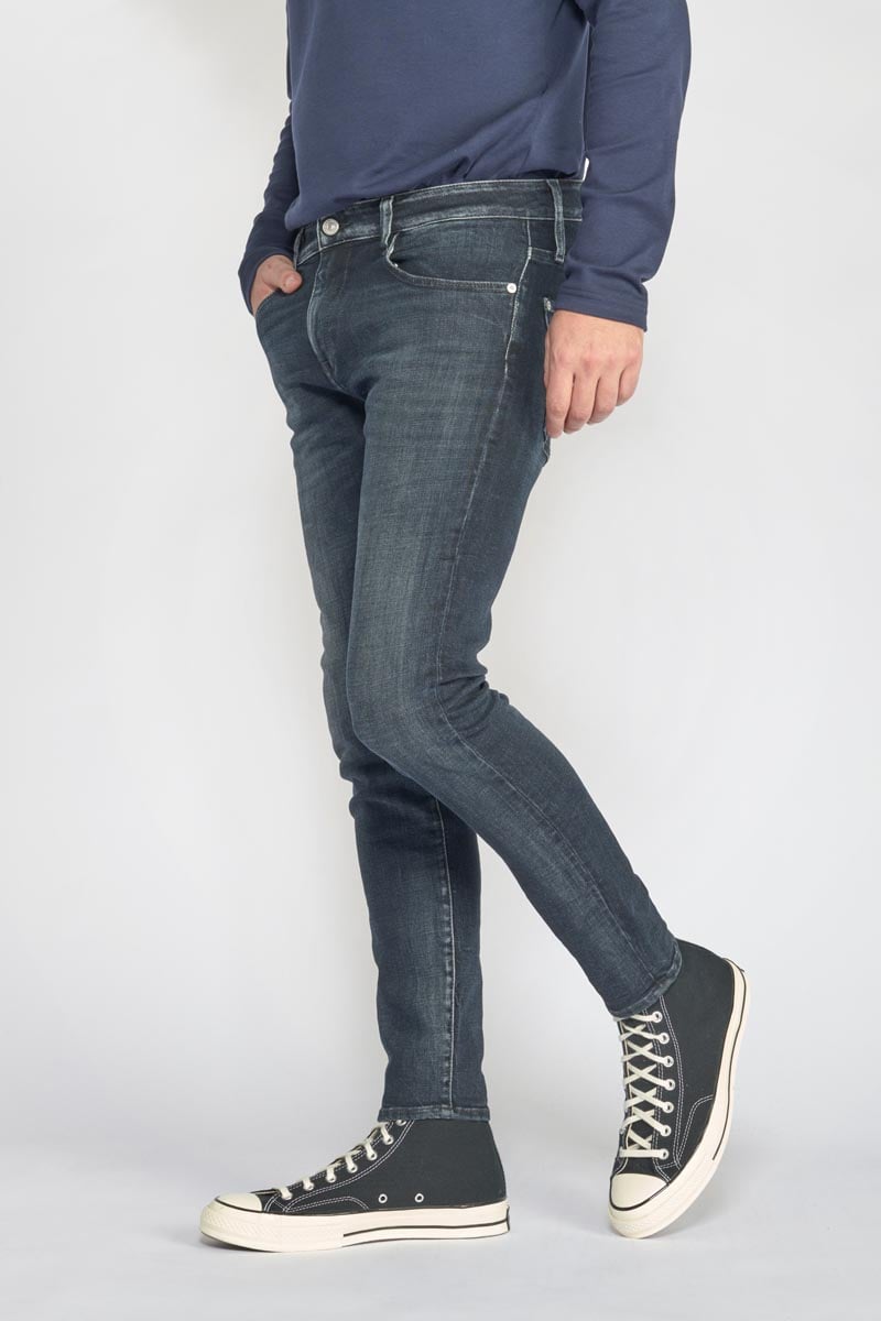Jeans power skinny 7/8ème bleu-noir N°1