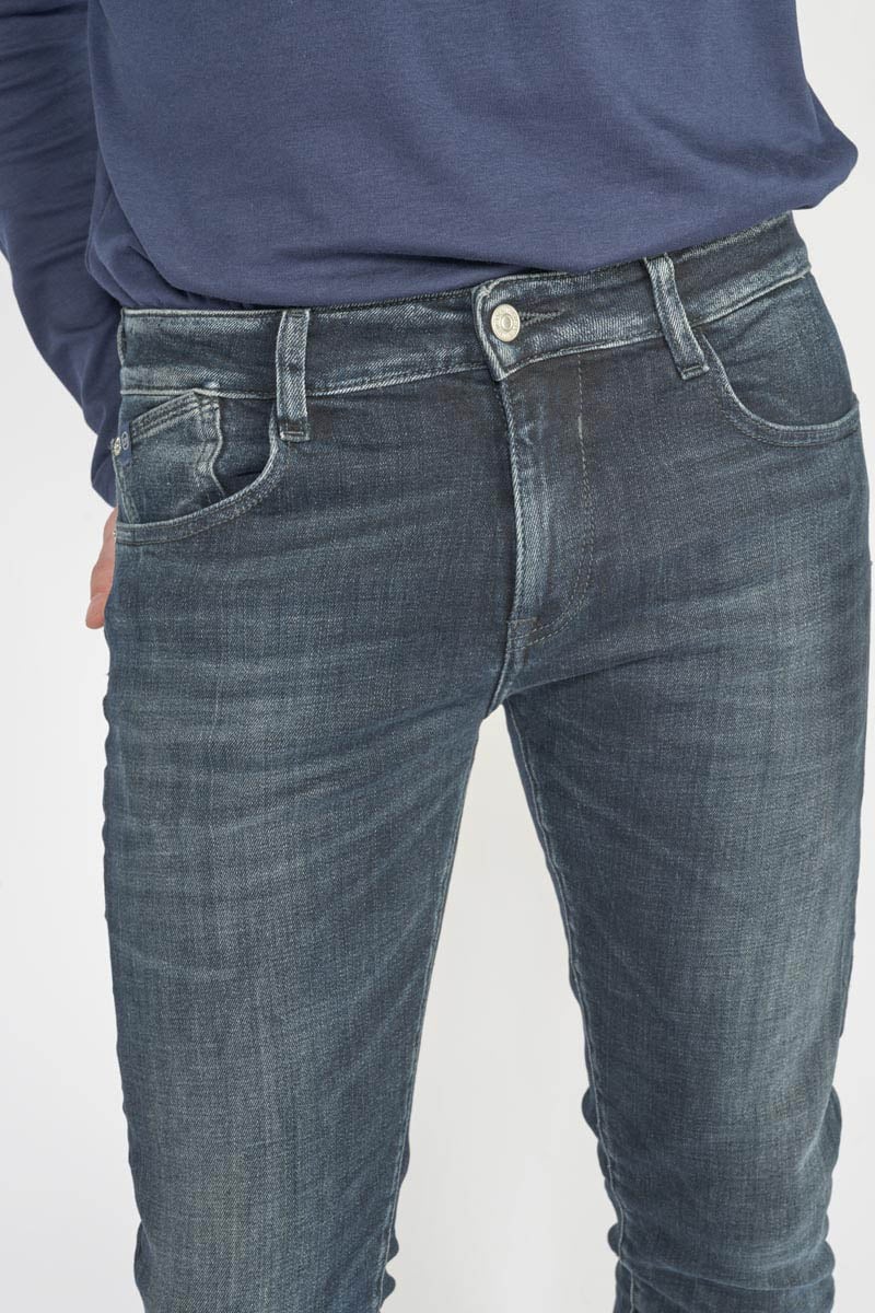 Jeans power skinny 7/8ème bleu-noir N°1