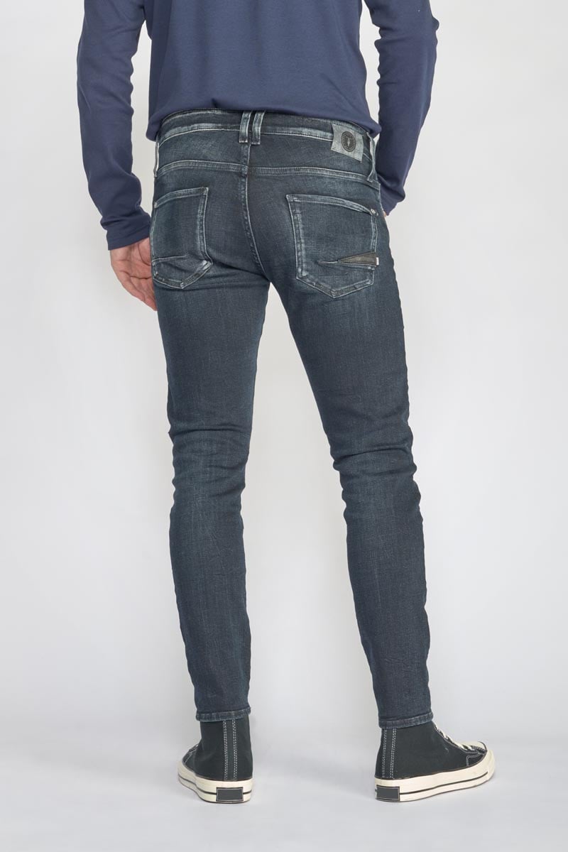 Jeans power skinny 7/8ème bleu-noir N°1