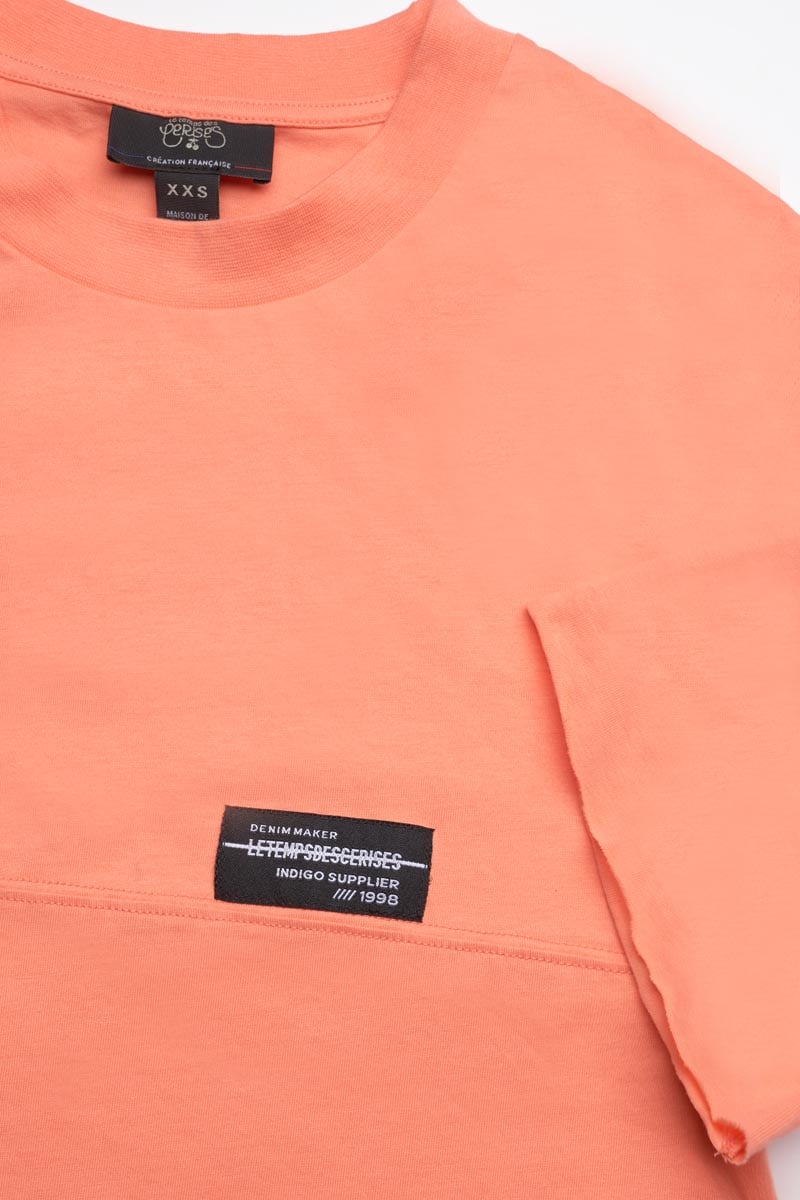 T-shirt Ikkobo corail