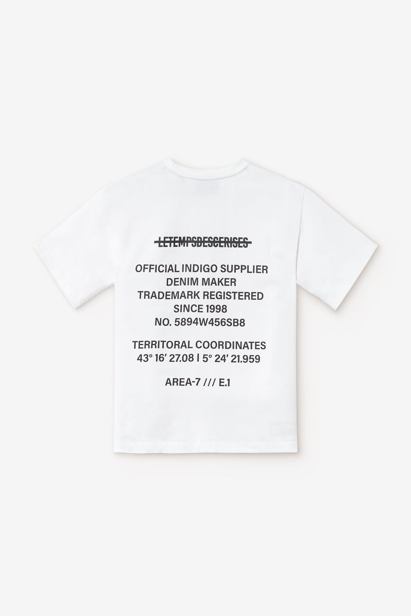 T-shirt Zabrabo blanc imprimé