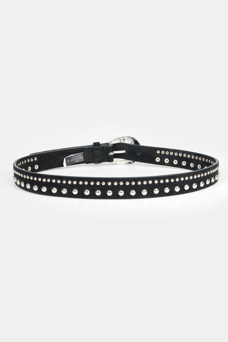 Ceinture Smara en cuir noir