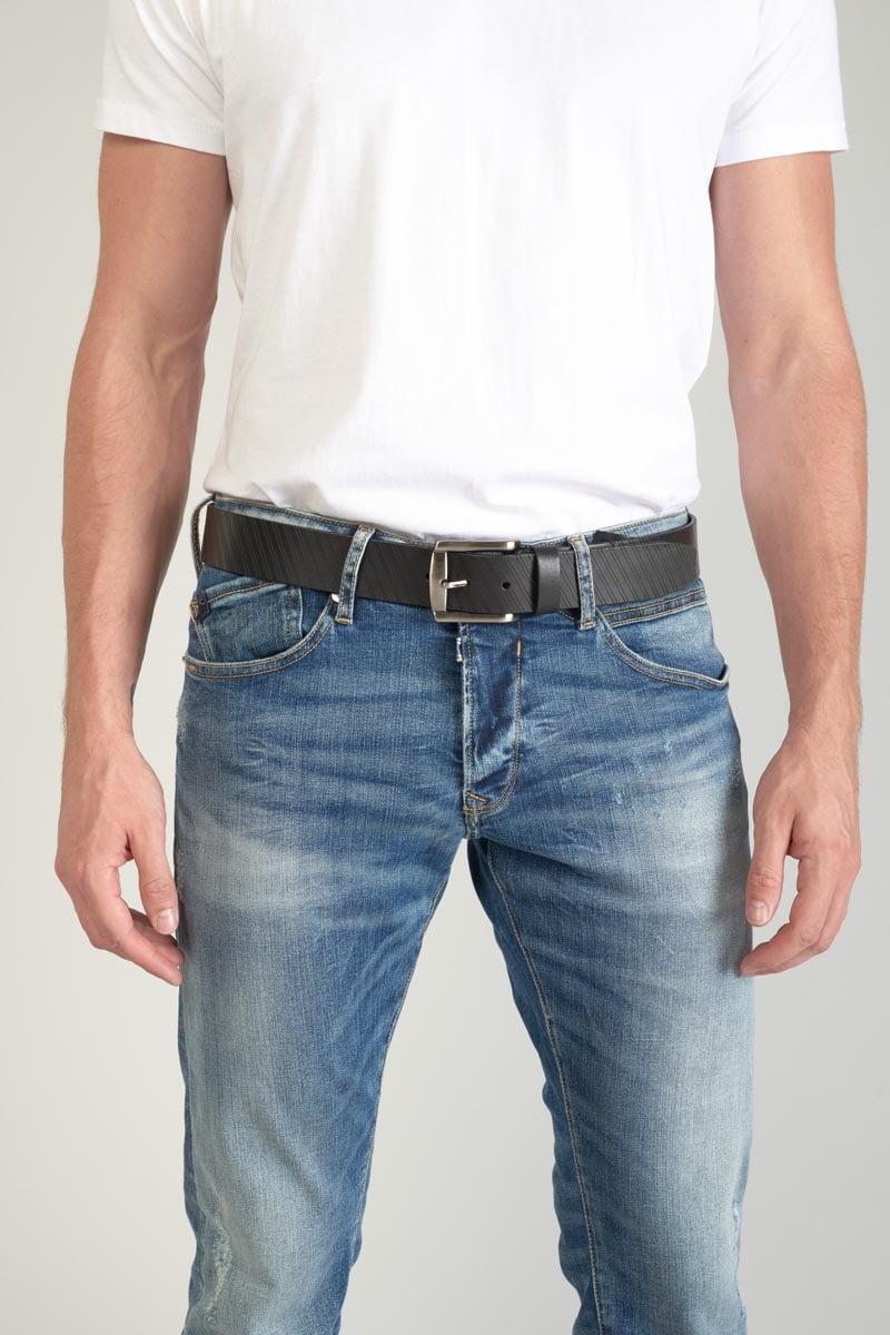 Ceinture Libar en cuir noir