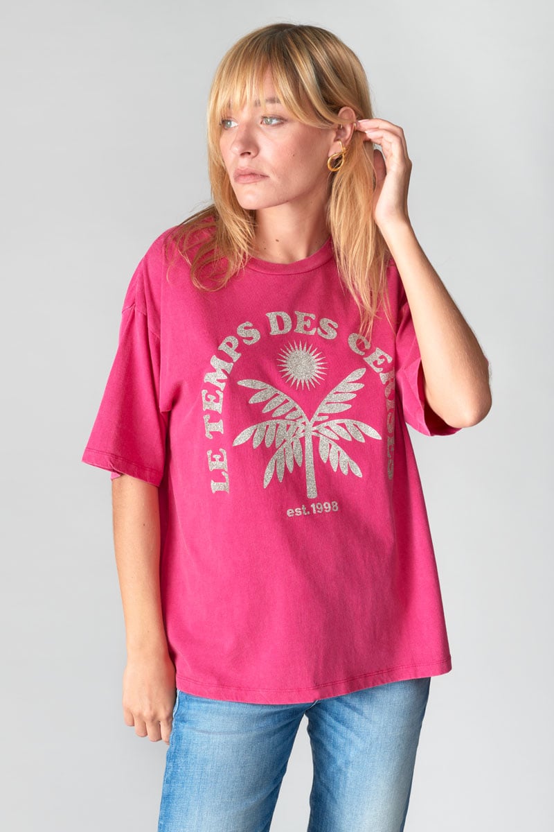T-shirt Cassio fuchsia
