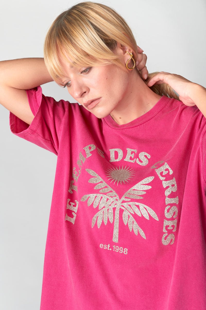 T-shirt Cassio fuchsia