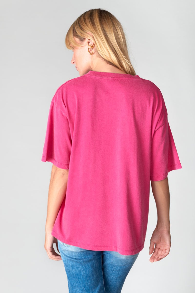 T-shirt Cassio fuchsia