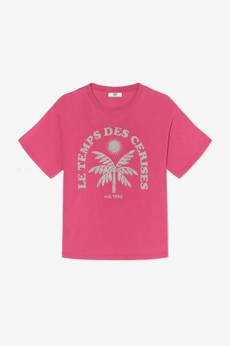 T-shirt Cassio fuchsia