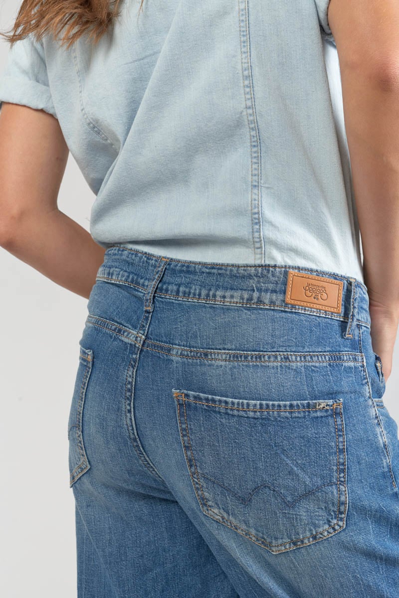 Combinaison pantalon Cozette en jeans bleu