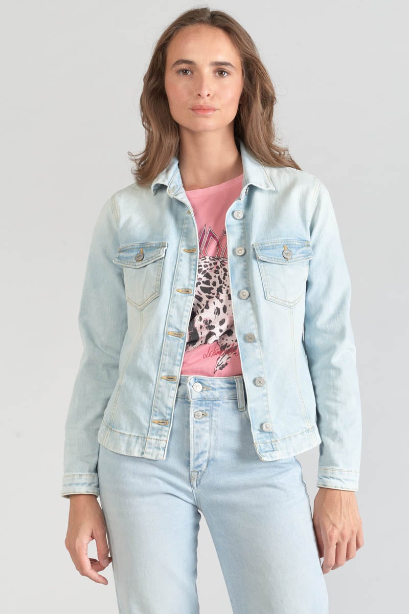 Veste en jeans Lilly bleu très clair