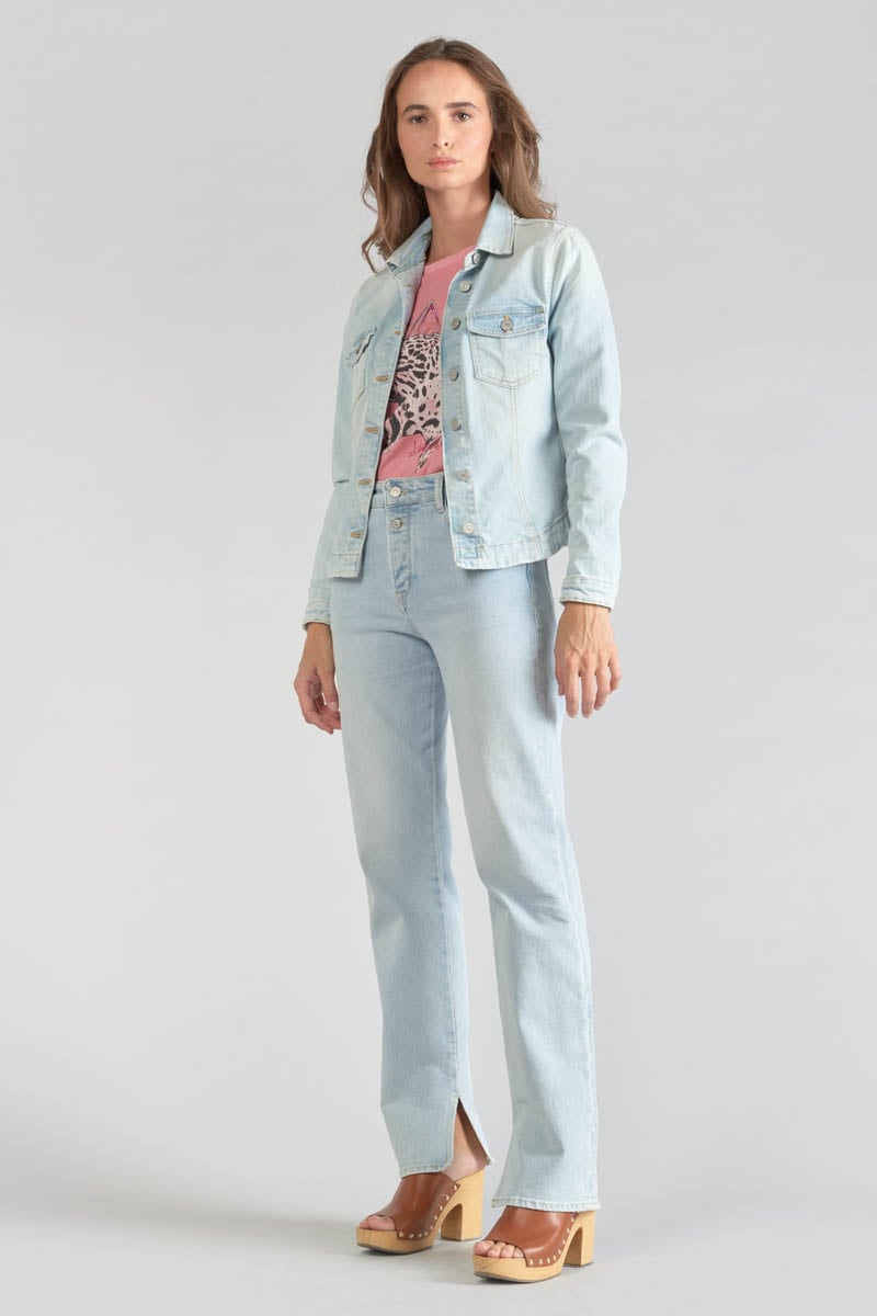 Veste en jeans Lilly bleu très clair