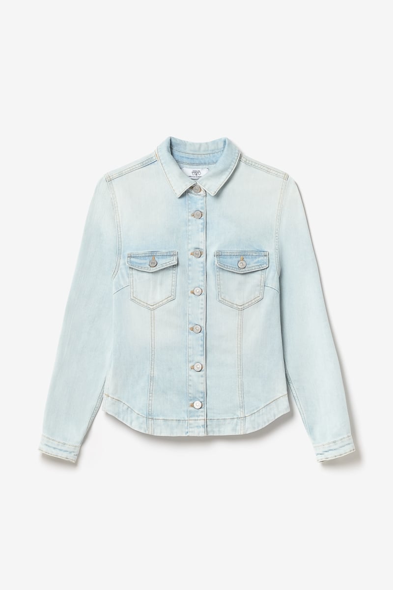 Veste en jeans Lilly bleu très clair
