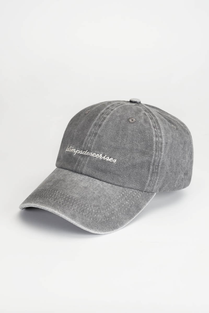 Casquette Meziane grise délavée