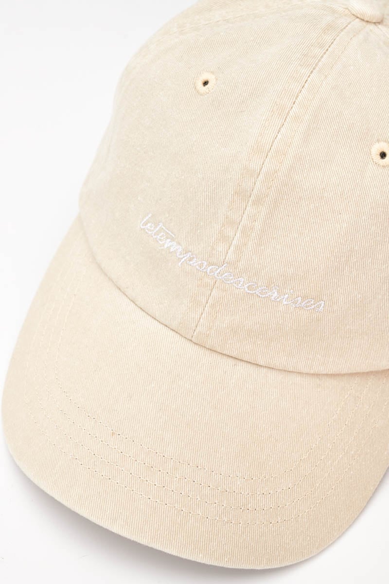 Casquette Meziane beige délavée