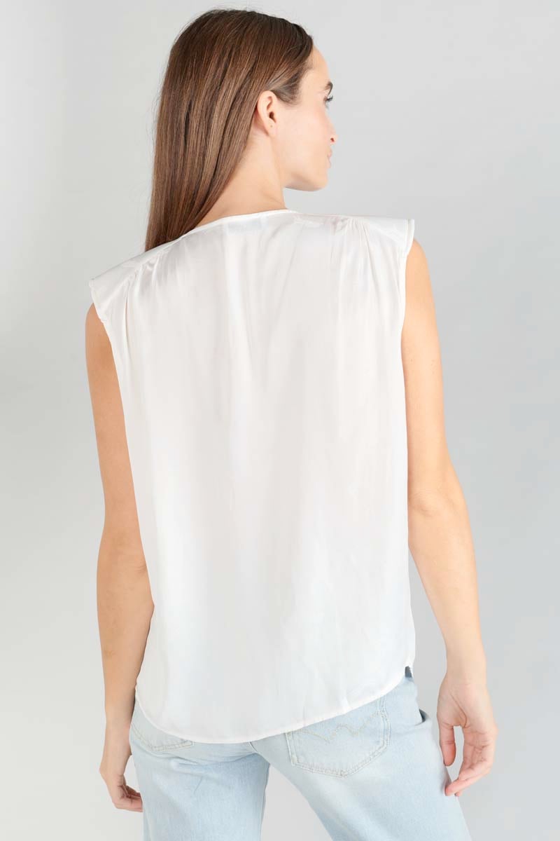 Top Missou en jacquard crème