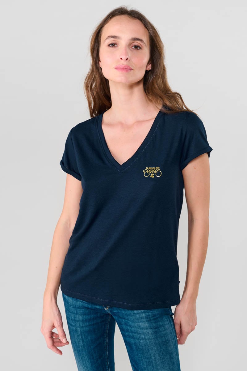 T-shirt Smallvtrame bleu marine