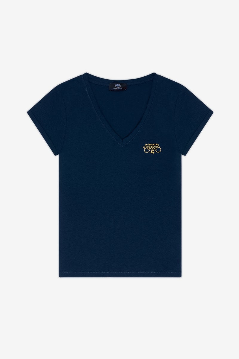 T-shirt Smallvtrame bleu marine