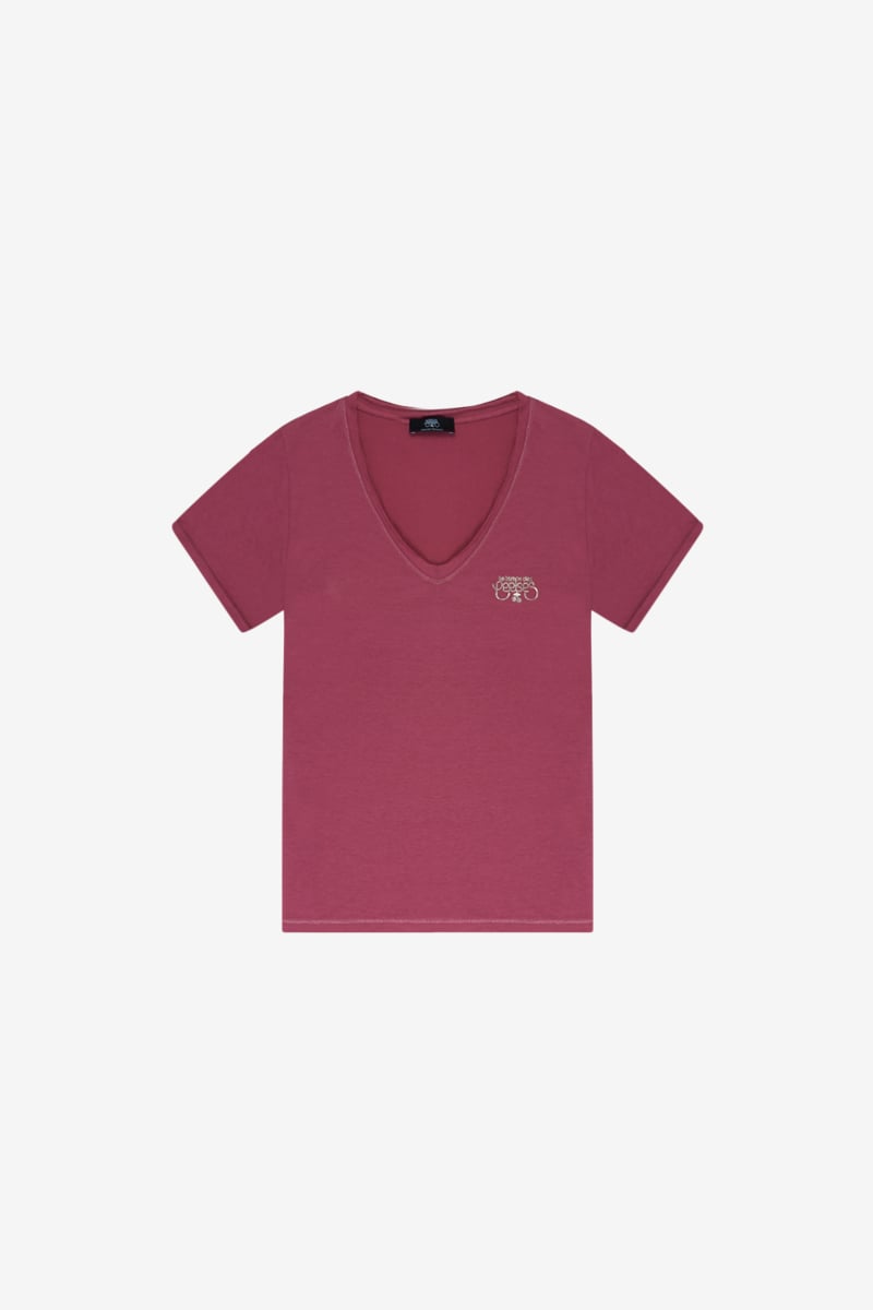 T-shirt Smallvtrame vieux rose