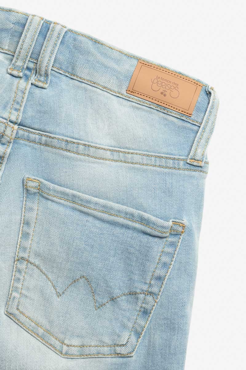 Jeans 400/12 mom Basic taille haute 7/8ème bleu N°5