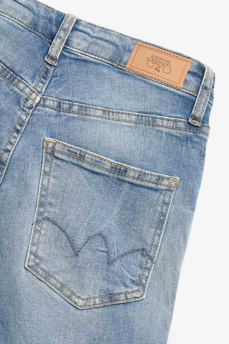 Jeans 400/14 mom Basic taille haute 7/8ème bleu N°4