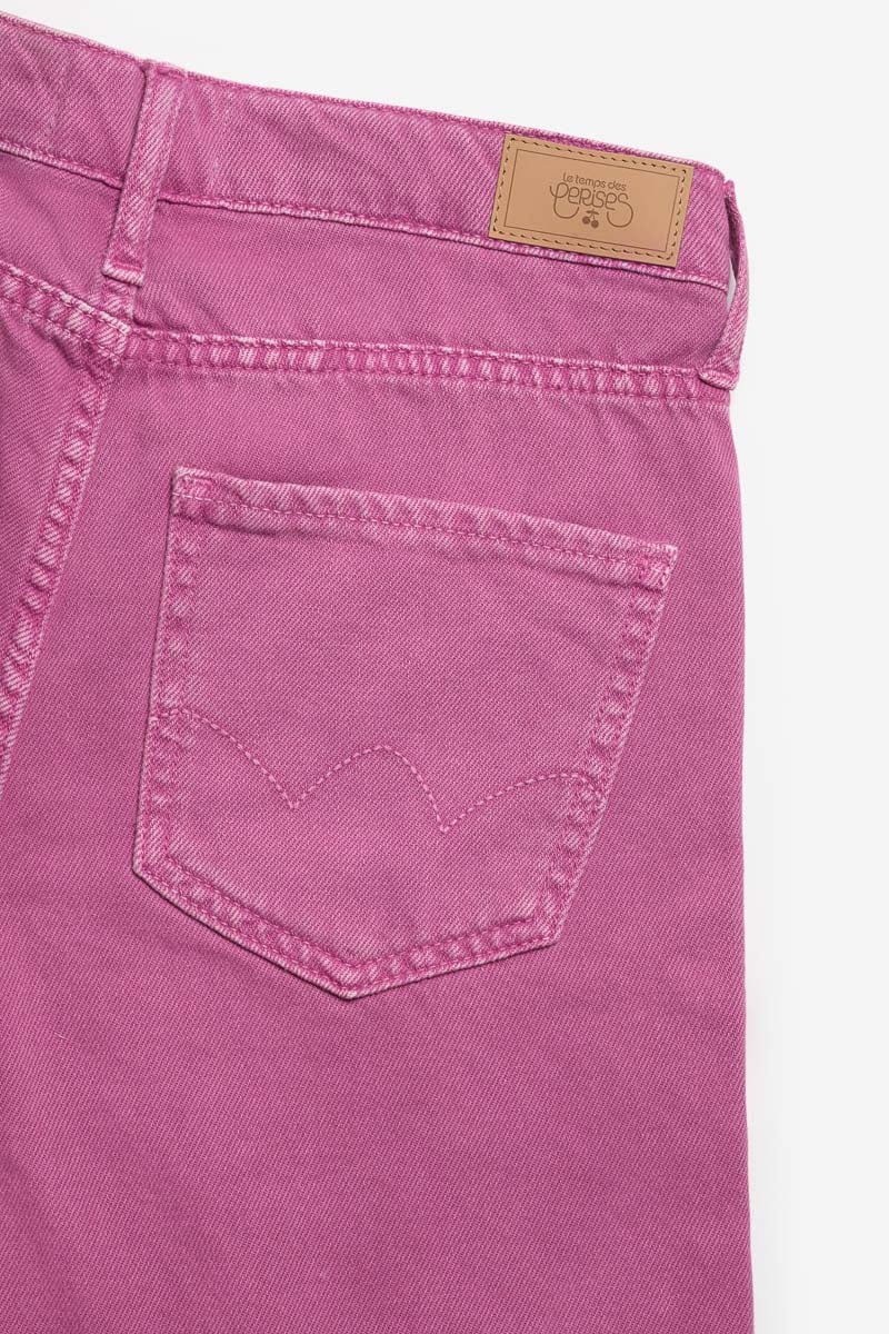 Bermuda Casa en jeans violet rose