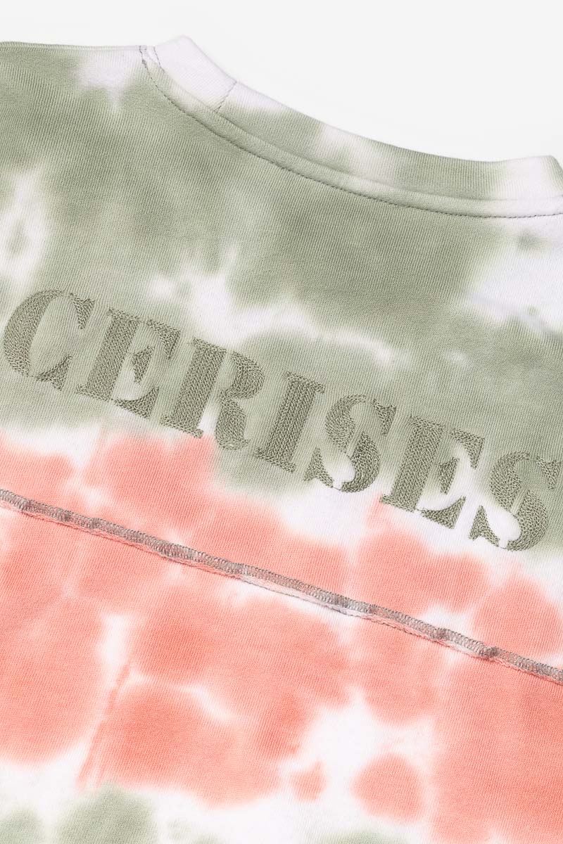 Sweat Fulagi tie and dye rose et kaki