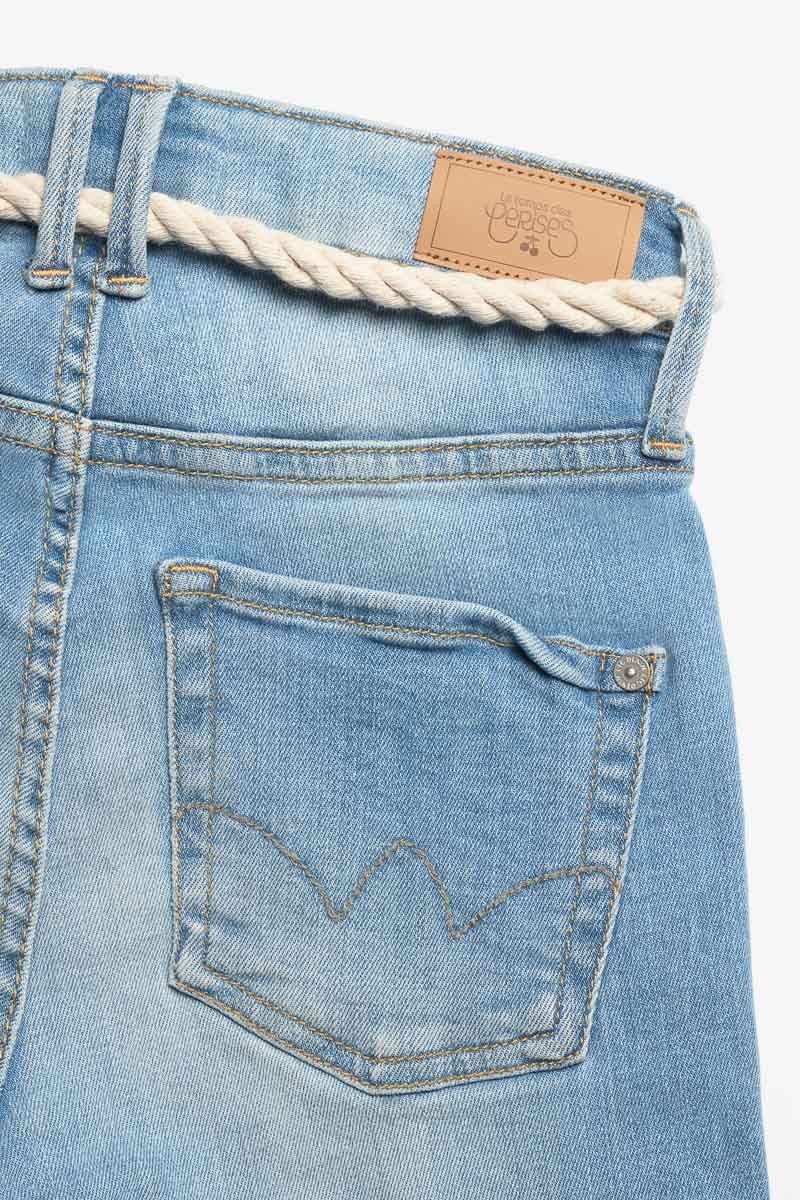 Jeans regular Precia 7/8ème destroy bleu N°4