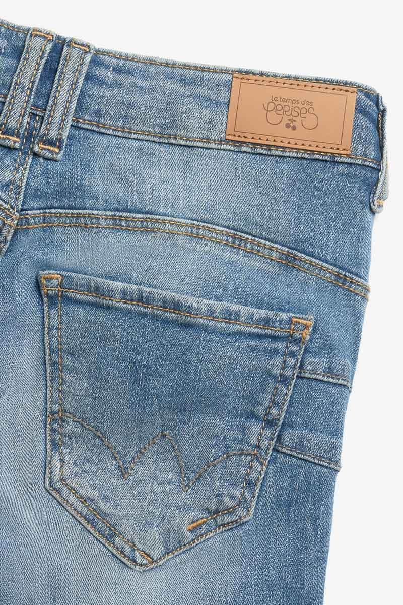 Jeans pulp regular taille haute bleu N°4