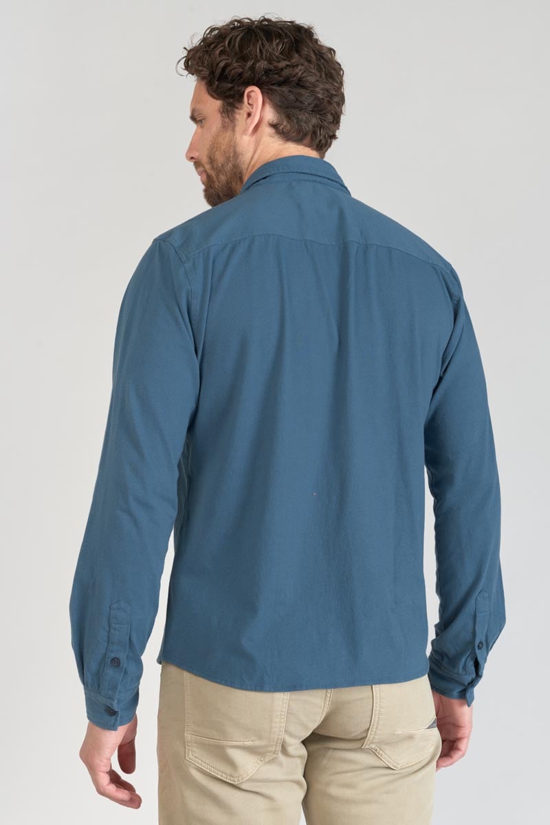 Chemise Adol bleu pétrole