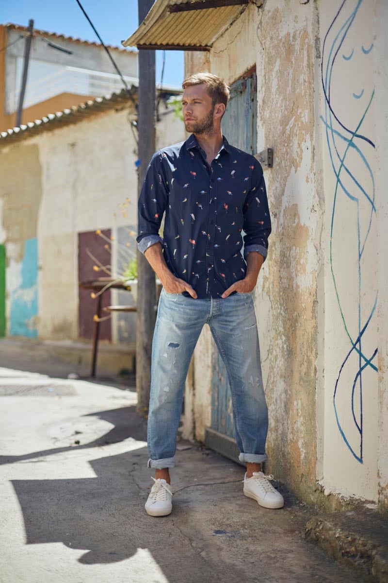 Chemise Birdy à motif oiseaux