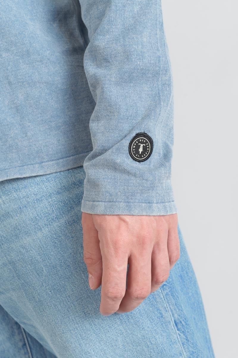 Pull Bivor bleu-gris délavé