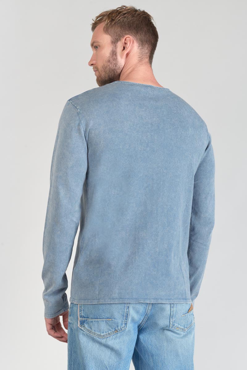 Pull Bivor bleu-gris délavé