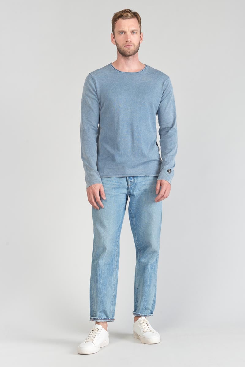 Pull Bivor bleu-gris délavé