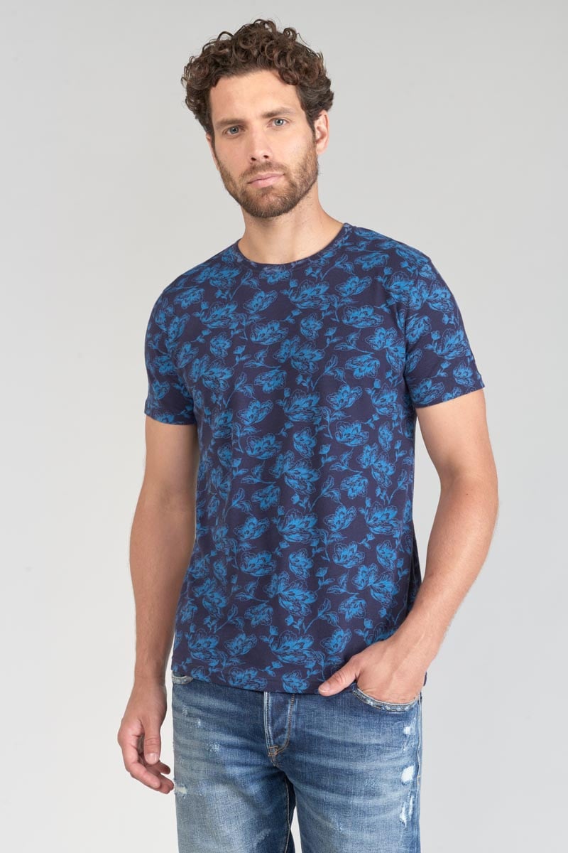 T-shirt Conit à motif feuilles