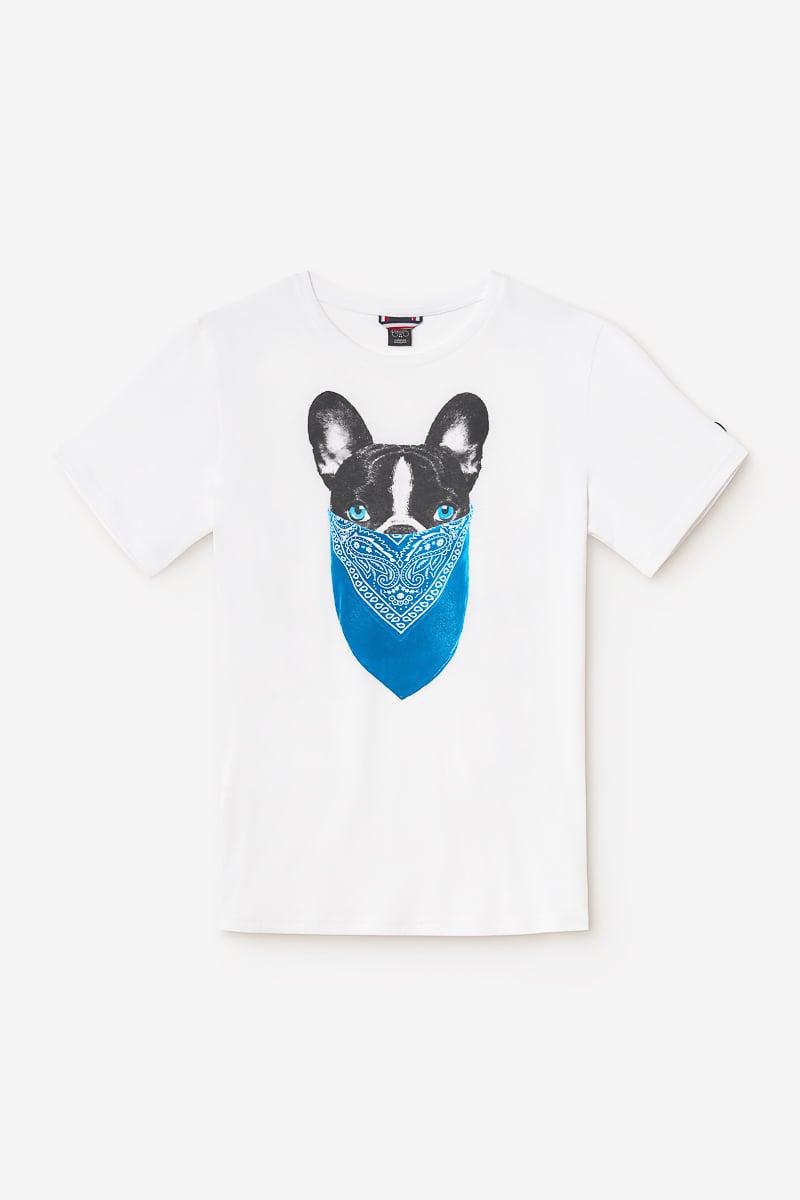 T-shirt Gan blanc imprimé