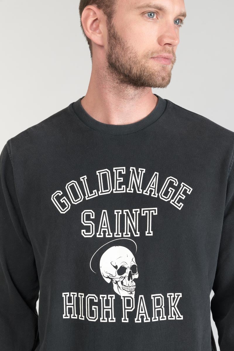 Sweat Tubur noir délavé