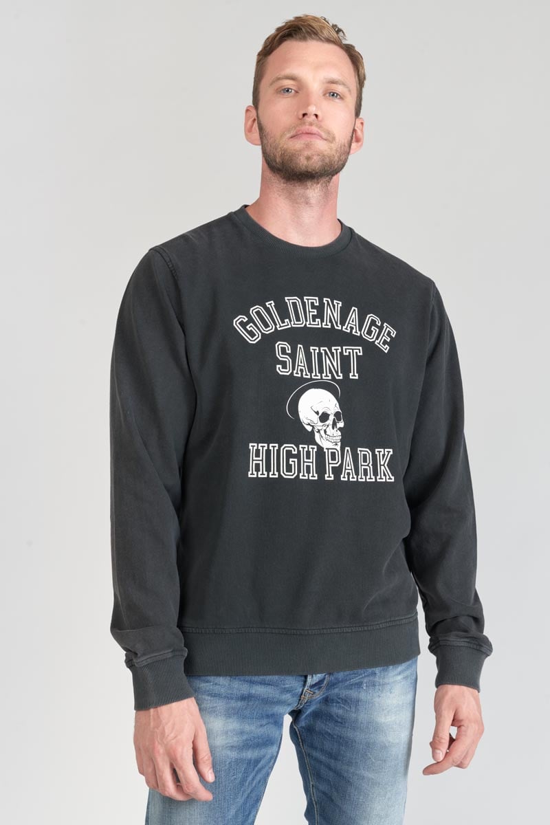 Sweat Tubur noir délavé