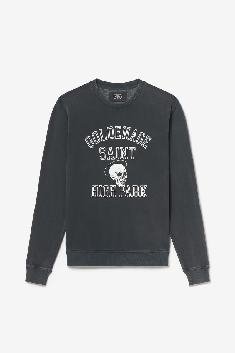 Sweat Tubur noir délavé