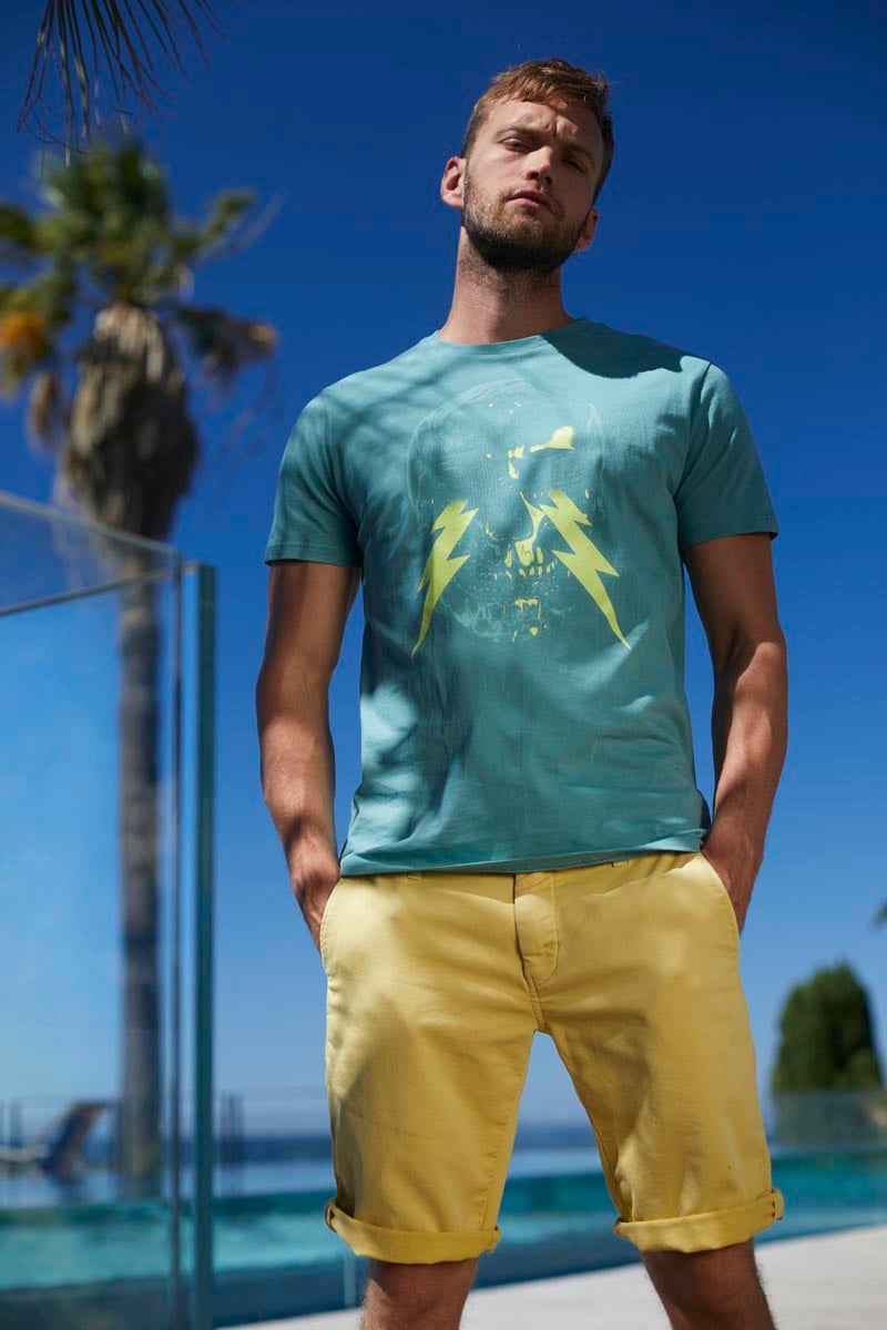 T-shirt Witek vert d'eau