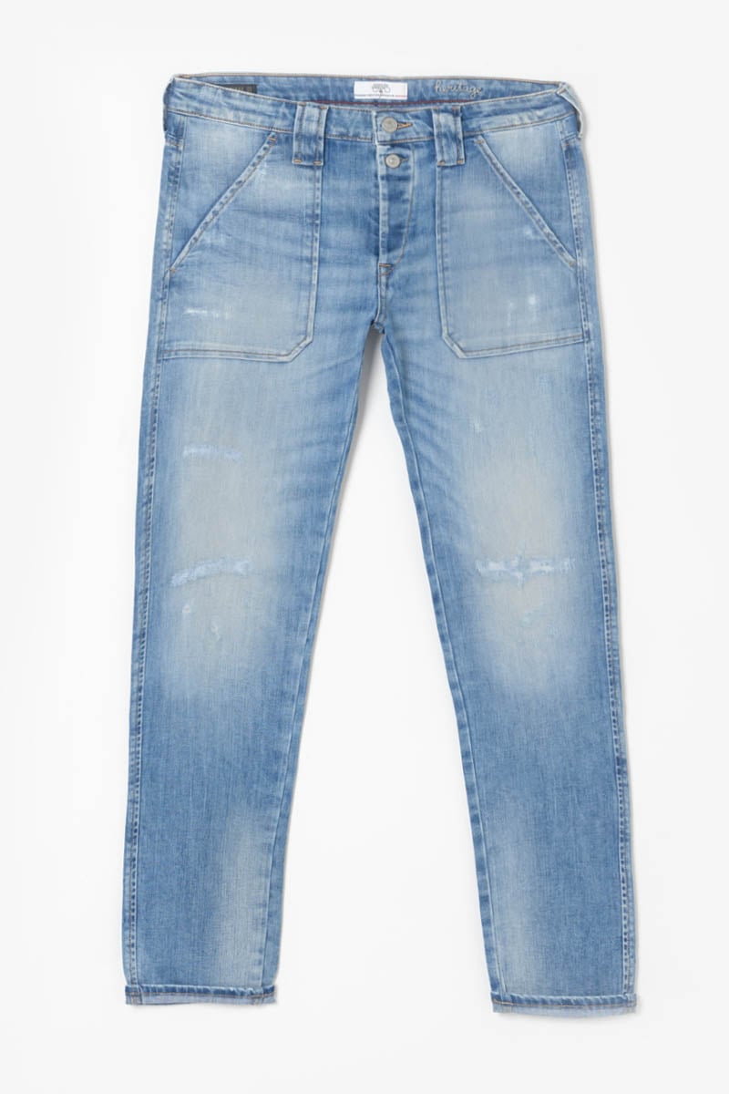 Jeans 200/43 boyfit Cara destroy bleu N°4