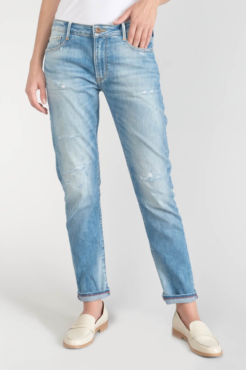 Jeans 200/43 boyfit Sea destroy bleu N°4