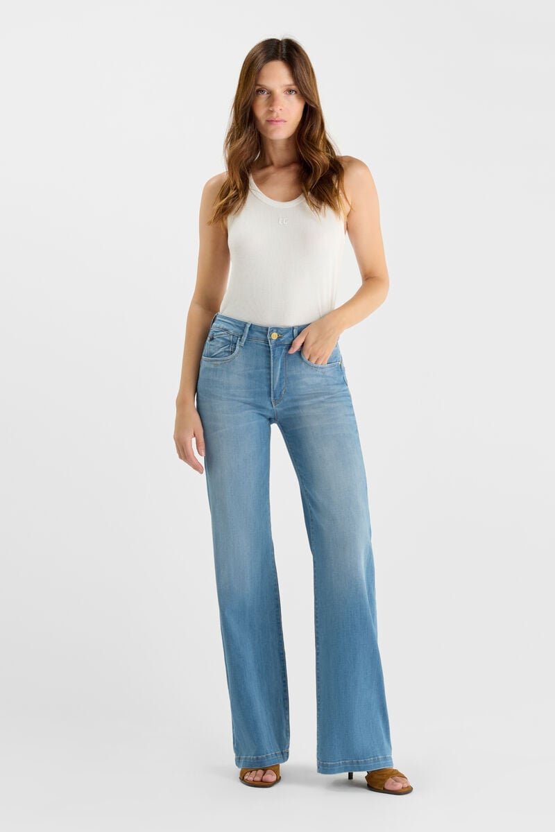 Jeans pulp flare Axis taille haute bleu N°4